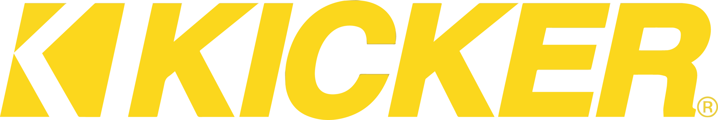 Kicker Performance Audio Logo Yellow